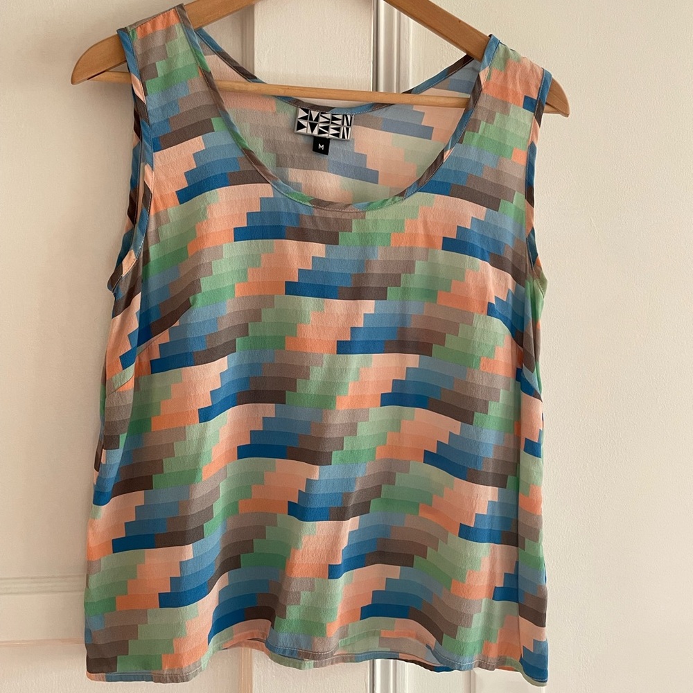 Dusen Dusen silk tank, size M